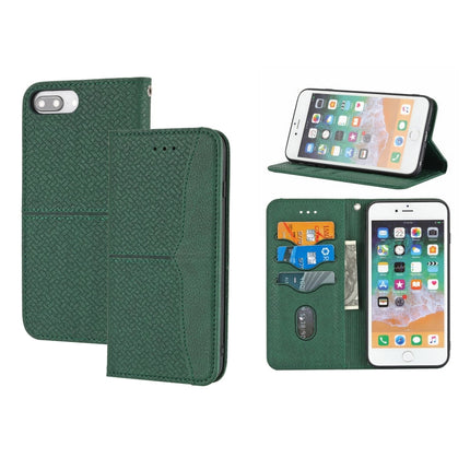 Woven Texture Stitching Magnetic Horizontal Flip PU Leather Case with Holder & Card Slots & Wallet & Lanyard, For iPhone 8 Plus / 7 Plus, For iPhone 11, For iPhone 11 Pro, For iPhone 11 Pro Max