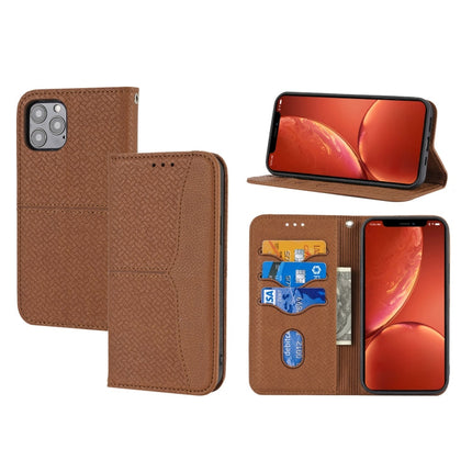 Woven Texture Stitching Magnetic Horizontal Flip PU Leather Case with Holder & Card Slots & Wallet & Lanyard, For iPhone 8 Plus / 7 Plus, For iPhone 11, For iPhone 11 Pro, For iPhone 11 Pro Max