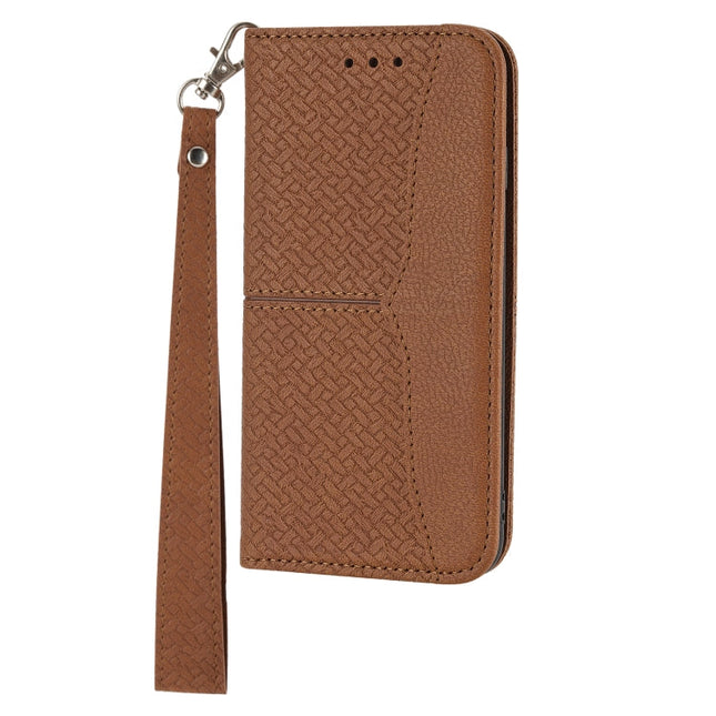 Woven Texture Stitching Magnetic Horizontal Flip PU Leather Case with Holder & Card Slots & Wallet & Lanyard, For iPhone 13 Pro, For iPhone 13 Pro Max, For iPhone SE 2022 / SE 2020 / 8 / 7, For iPhone XR