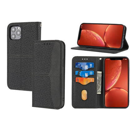 Woven Texture Stitching Magnetic Horizontal Flip PU Leather Case with Holder & Card Slots & Wallet & Lanyard, For iPhone 13 Pro, For iPhone 13 Pro Max, For iPhone SE 2022 / SE 2020 / 8 / 7, For iPhone XR
