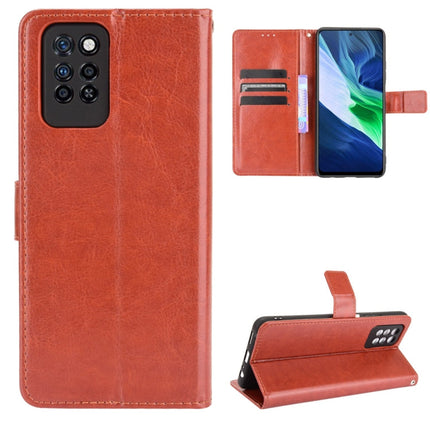 Crazy Horse Texture Horizontal Flip Leather Case with Holder & Card Slots & Lanyard, For T-Mobile REVVL V+ 5G, For vivo V21E 5G, For Infinix Hot 10s X689, For Infinix Note 10 Pro, For Infinix Note 10, For Blackview A100