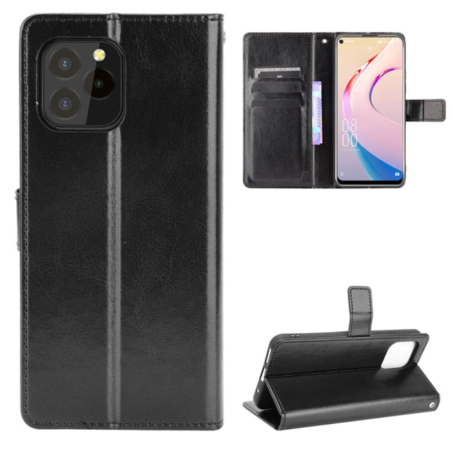 Crazy Horse Texture Horizontal Flip Leather Case with Holder & Card Slots & Lanyard, For Oukitel C21 Pro, For Oukitel C21, For Umidigi Power 5, For ZTE Blade A51, For ZTE Blade A71
