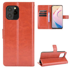 Crazy Horse Texture Horizontal Flip Leather Case with Holder & Card Slots & Lanyard, For Oukitel C21 Pro, For Oukitel C21, For Umidigi Power 5, For ZTE Blade A51, For ZTE Blade A71