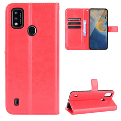 Crazy Horse Texture Horizontal Flip Leather Case with Holder & Card Slots & Lanyard, For Oukitel C21 Pro, For Oukitel C21, For Umidigi Power 5, For ZTE Blade A51, For ZTE Blade A71