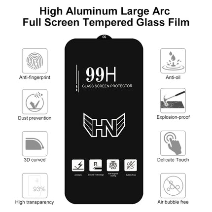 For iPhone 16e / 13 / 13 Pro High Aluminum Large Arc Full Screen Tempered Glass Film, For iPhone 13 mini (1 PC), For iPhone 16e / 13 / 13 Pro  (1 PC), For iPhone 13 Pro Max (1 PC)