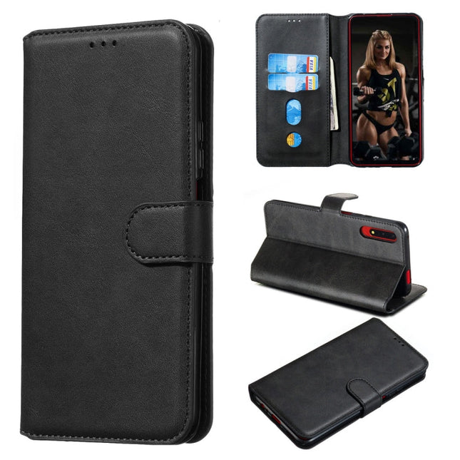 Classic Calf Texture Horizontal Flip PU Leather Case, with Holder & Card Slots & Wallet, For Huawei Honor 9X / Honor 9X Pro
