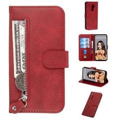 Fashion Calf Texture Zipper Horizontal Flip PU Leather Case, with Holder & Card Slots & Wallet, For Huawei nova 5i Pro/Mate 30 Lite, For Huawei nova 5 / nova 5 Pro, For Huawei Honor 9X / Honor 9X Pro, For Xiaomi Mi CC9e / Mi A3