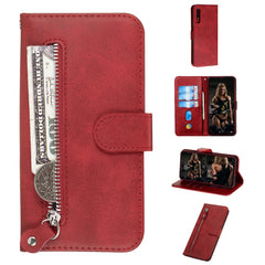 Fashion Calf Texture Zipper Horizontal Flip PU Leather Case, with Holder & Card Slots & Wallet, For Huawei nova 5i Pro/Mate 30 Lite, For Huawei nova 5 / nova 5 Pro, For Huawei Honor 9X / Honor 9X Pro, For Xiaomi Mi CC9e / Mi A3