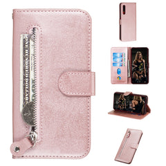 Fashion Calf Texture Zipper Horizontal Flip PU Leather Case, with Holder & Card Slots & Wallet, For Huawei nova 5i Pro/Mate 30 Lite, For Huawei nova 5 / nova 5 Pro, For Huawei Honor 9X / Honor 9X Pro, For Xiaomi Mi CC9e / Mi A3