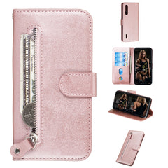 Fashion Calf Texture Zipper Horizontal Flip PU Leather Case, with Holder & Card Slots & Wallet, For Huawei nova 5i Pro/Mate 30 Lite, For Huawei nova 5 / nova 5 Pro, For Huawei Honor 9X / Honor 9X Pro, For Xiaomi Mi CC9e / Mi A3