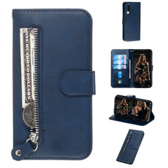 Fashion Calf Texture Zipper Horizontal Flip PU Leather Case, with Holder & Card Slots & Wallet, For Huawei nova 5i Pro/Mate 30 Lite, For Huawei nova 5 / nova 5 Pro, For Huawei Honor 9X / Honor 9X Pro, For Xiaomi Mi CC9e / Mi A3