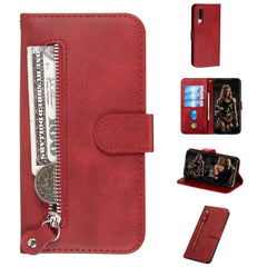 Fashion Calf Texture Zipper Horizontal Flip PU Leather Case, with Holder & Card Slots & Wallet, For Huawei nova 5i Pro/Mate 30 Lite, For Huawei nova 5 / nova 5 Pro, For Huawei Honor 9X / Honor 9X Pro, For Xiaomi Mi CC9e / Mi A3