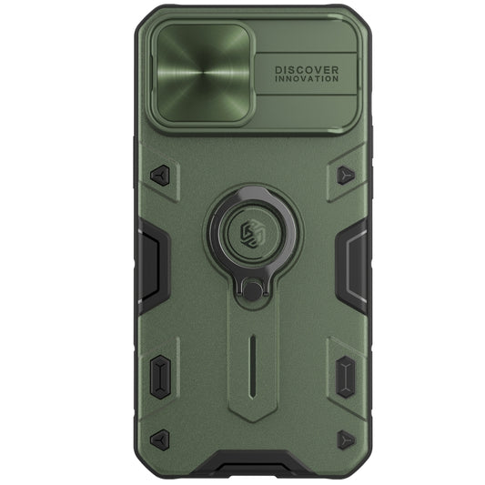 NILLKIN Shockproof CamShield Armor Protective Case with Invisible Ring Holder, For iPhone 13 Pro Max