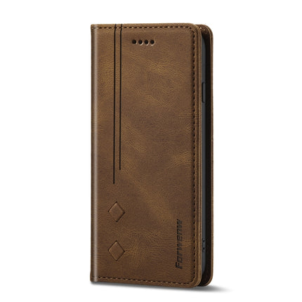 Forwenw F2 Series Magnetic Horizontal Flip Leather Case with Holder & Card Slots & Wallet