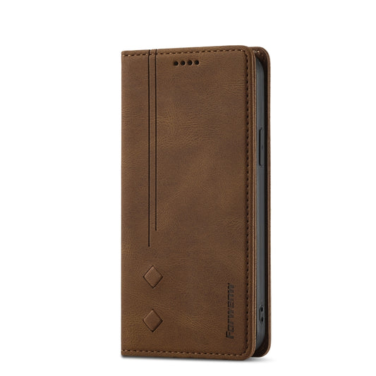 Forwenw F2 Series Magnetic Horizontal Flip Leather Case with Holder & Card Slots & Wallet, For iPhone 12 Pro Max, For iPhone 13 mini, For iPhone 13, For iPhone 13 Pro, For iPhone 13 Pro Max, For iPhone X / XS