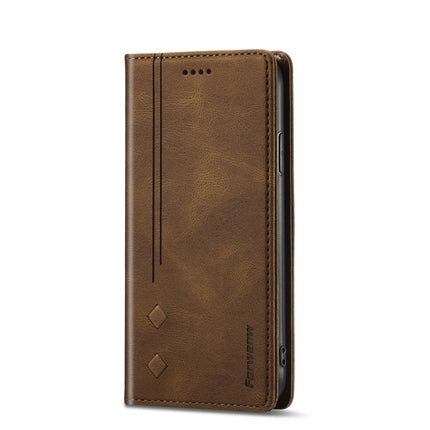Forwenw F2 Series Magnetic Horizontal Flip Leather Case with Holder & Card Slots & Wallet