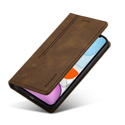 Forwenw F2 Series Magnetic Horizontal Flip Leather Case with Holder & Card Slots & Wallet