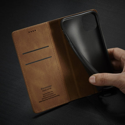 Forwenw F2 Series Magnetic Horizontal Flip Leather Case with Holder & Card Slots & Wallet