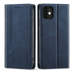 Forwenw F2 Series Magnetic Horizontal Flip Leather Case with Holder & Card Slots & Wallet