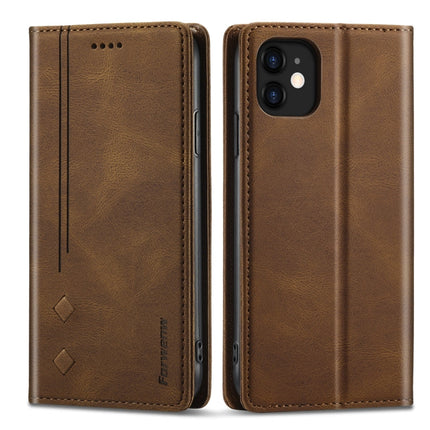Forwenw F2 Series Magnetic Horizontal Flip Leather Case with Holder & Card Slots & Wallet