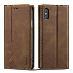 Forwenw F2 Series Magnetic Horizontal Flip Leather Case with Holder & Card Slots & Wallet, For iPhone 12 Pro Max, For iPhone 13 mini, For iPhone 13, For iPhone 13 Pro, For iPhone 13 Pro Max, For iPhone X / XS