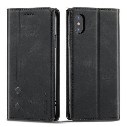 Forwenw F2 Series Magnetic Horizontal Flip Leather Case with Holder & Card Slots & Wallet