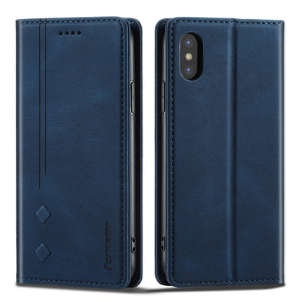Forwenw F2 Series Magnetic Horizontal Flip Leather Case with Holder & Card Slots & Wallet