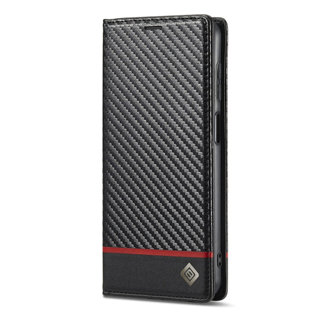 LC.IMEEKE Carbon Fiber PU + TPU Horizontal Flip Leather Case with Holder & Card Slot & Wallet, For Samsung Galaxy A12 5G, For Samsung Galaxy A22 4G, For Samsung Galaxy A22 5G, For Samsung Galaxy A32 4G, For Samsung Galaxy A51 4G / M40s�����������������...