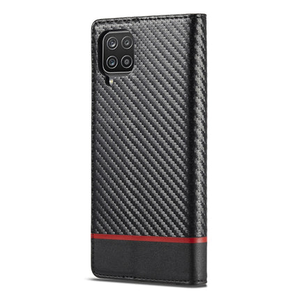 LC.IMEEKE Carbon Fiber PU + TPU Horizontal Flip Leather Case with Holder & Card Slot & Wallet, For Samsung Galaxy A12 5G, For Samsung Galaxy A22 4G, For Samsung Galaxy A22 5G, For Samsung Galaxy A32 4G, For Samsung Galaxy A51 4G / M40s�����������������...