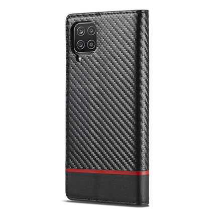 LC.IMEEKE Carbon Fiber PU + TPU Horizontal Flip Leather Case with Holder & Card Slot & Wallet, For Samsung Galaxy A12 5G, For Samsung Galaxy A22 4G, For Samsung Galaxy A22 5G, For Samsung Galaxy A32 4G, For Samsung Galaxy A51 4G / M40s�����������������...