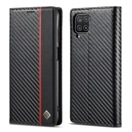 LC.IMEEKE Carbon Fiber PU + TPU Horizontal Flip Leather Case with Holder & Card Slot & Wallet, For Samsung Galaxy A12 5G, For Samsung Galaxy A22 4G, For Samsung Galaxy A22 5G, For Samsung Galaxy A32 4G, For Samsung Galaxy A51 4G / M40s�����������������...