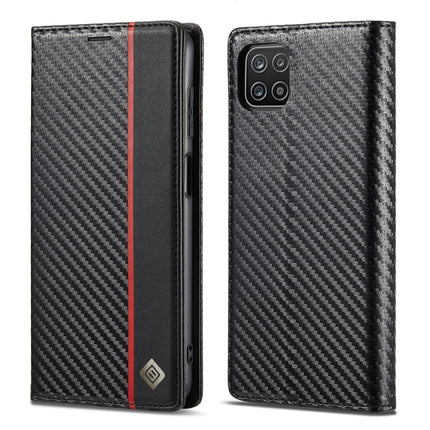 LC.IMEEKE Carbon Fiber PU + TPU Horizontal Flip Leather Case with Holder & Card Slot & Wallet, For Samsung Galaxy A12 5G, For Samsung Galaxy A22 4G, For Samsung Galaxy A22 5G, For Samsung Galaxy A32 4G, For Samsung Galaxy A51 4G / M40s�����������������...