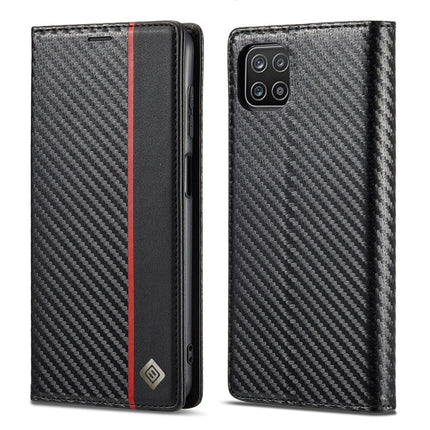 LC.IMEEKE Carbon Fiber PU + TPU Horizontal Flip Leather Case with Holder & Card Slot & Wallet, For Samsung Galaxy A12 5G, For Samsung Galaxy A22 4G, For Samsung Galaxy A22 5G, For Samsung Galaxy A32 4G, For Samsung Galaxy A51 4G / M40s�����������������...