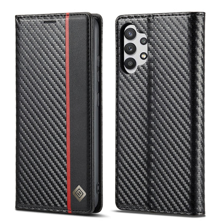 LC.IMEEKE Carbon Fiber PU + TPU Horizontal Flip Leather Case with Holder & Card Slot & Wallet, For Samsung Galaxy A12 5G, For Samsung Galaxy A22 4G, For Samsung Galaxy A22 5G, For Samsung Galaxy A32 4G, For Samsung Galaxy A51 4G / M40s�����������������...