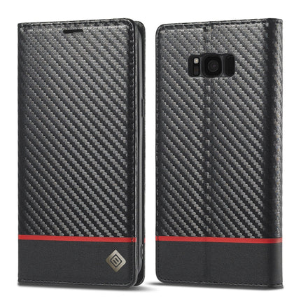 LC.IMEEKE Carbon Fiber PU + TPU Horizontal Flip Leather Case with Holder & Card Slot & Wallet, For Samsung Galaxy A12 5G, For Samsung Galaxy A22 4G, For Samsung Galaxy A22 5G, For Samsung Galaxy A32 4G, For Samsung Galaxy A51 4G / M40s�����������������...
