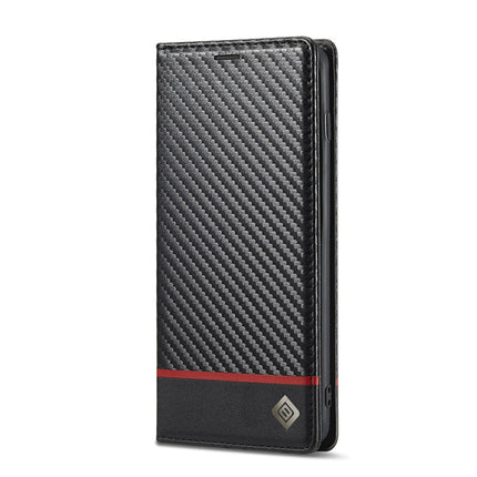 LC.IMEEKE Carbon Fiber PU + TPU Horizontal Flip Leather Case with Holder & Card Slot & Wallet, For Samsung Galaxy S10, For Samsung Galaxy S10+, For Samsung Galaxy S20, For Samsung Galaxy S20+, For Samsung Galaxy S20 FE, For Samsung Galaxy S21 5G�������...