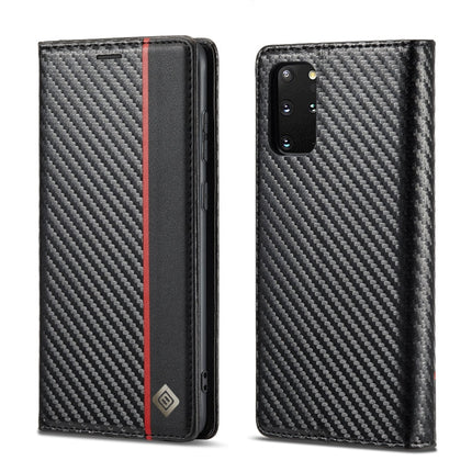 LC.IMEEKE Carbon Fiber PU + TPU Horizontal Flip Leather Case with Holder & Card Slot & Wallet, For Samsung Galaxy S10, For Samsung Galaxy S10+, For Samsung Galaxy S20, For Samsung Galaxy S20+, For Samsung Galaxy S20 FE, For Samsung Galaxy S21 5G�������...