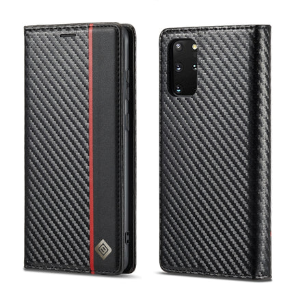 LC.IMEEKE Carbon Fiber PU + TPU Horizontal Flip Leather Case with Holder & Card Slot & Wallet, For Samsung Galaxy S10, For Samsung Galaxy S10+, For Samsung Galaxy S20, For Samsung Galaxy S20+, For Samsung Galaxy S20 FE, For Samsung Galaxy S21 5G�������...