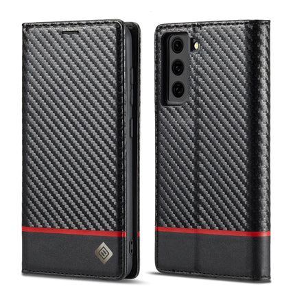 LC.IMEEKE Carbon Fiber PU + TPU Horizontal Flip Leather Case with Holder & Card Slot & Wallet, For Samsung Galaxy S10, For Samsung Galaxy S10+, For Samsung Galaxy S20, For Samsung Galaxy S20+, For Samsung Galaxy S20 FE, For Samsung Galaxy S21 5G�������...