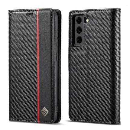 LC.IMEEKE Carbon Fiber PU + TPU Horizontal Flip Leather Case with Holder & Card Slot & Wallet, For Samsung Galaxy S10, For Samsung Galaxy S10+, For Samsung Galaxy S20, For Samsung Galaxy S20+, For Samsung Galaxy S20 FE, For Samsung Galaxy S21 5G�������...