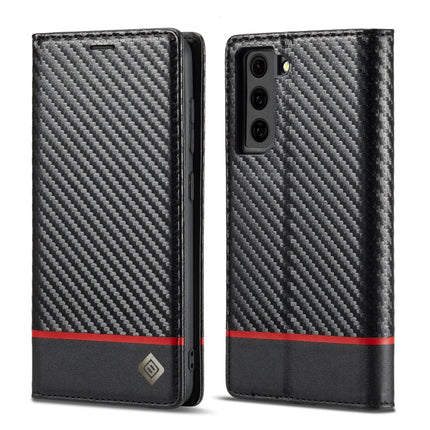 LC.IMEEKE Carbon Fiber PU + TPU Horizontal Flip Leather Case with Holder & Card Slot & Wallet, For Samsung Galaxy S10, For Samsung Galaxy S10+, For Samsung Galaxy S20, For Samsung Galaxy S20+, For Samsung Galaxy S20 FE, For Samsung Galaxy S21 5G�������...