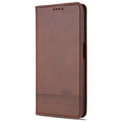 AZNS Magnetic Calf Texture Horizontal Flip Leather Case with Card Slots & Holder & Wallet, For OPPO A16, For Honor X20 SE