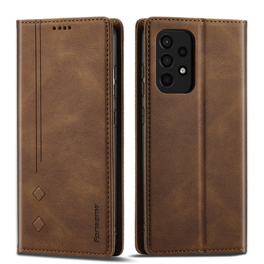 Forwenw F2 Series Magnetic Horizontal Flip Leather Case with Holder & Card Slots & Wallet, For Samsung Galaxy A52 5G, For Samsung Galaxy Note20 Ultra, For Samsung Galaxy S8, For Samsung Galaxy S8+, For Samsung Galaxy S9, For Samsung Galaxy S9+