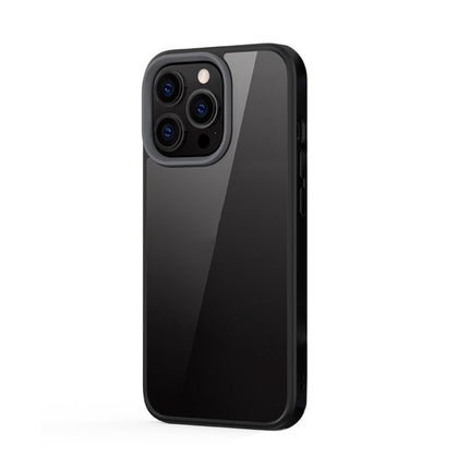 Ming Shield Hybrid Frosted Transparent PC + TPU Scratchproof Shockproof Case, For iPhone 13 Pro Max