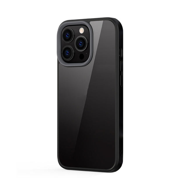 Ming Shield Hybrid Frosted Transparent PC + TPU Scratchproof Shockproof Case, For iPhone 13 Pro Max