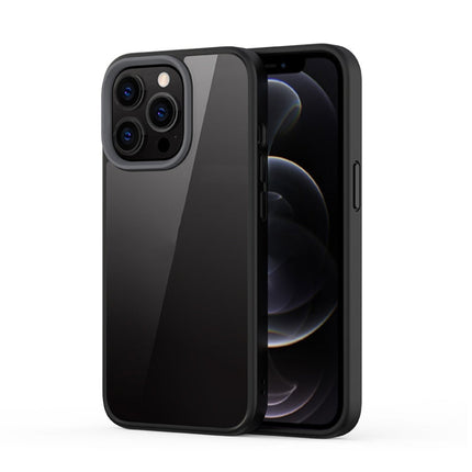 Ming Shield Hybrid Frosted Transparent PC + TPU Scratchproof Shockproof Case, For iPhone 13 Pro Max