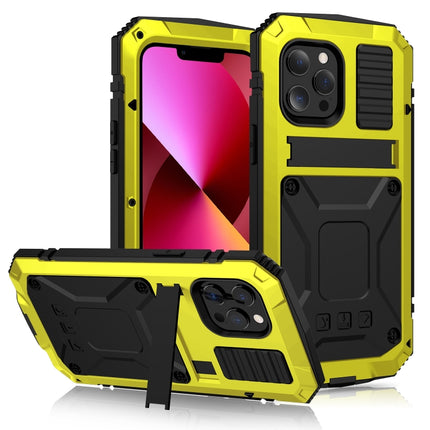 R-JUST Shockproof Waterproof Dust-proof Metal + Silicone Protective Case with Holder, For iPhone 13, For iPhone 13 Pro, For iPhone 13 Pro Max, For iPhone 13 mini