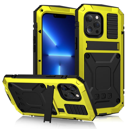 R-JUST Shockproof Waterproof Dust-proof Metal + Silicone Protective Case with Holder, For iPhone 13, For iPhone 13 Pro, For iPhone 13 Pro Max, For iPhone 13 mini