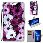 For iPhone 13 Pro / Chrysanthemum Pink White Purple