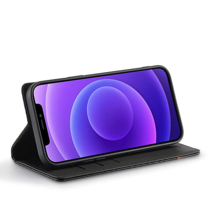 LC.IMEEKE Carbon Fiber PU + TPU Horizontal Flip Leather Case with Holder & Card Slot & Wallet, For iPhone 13 mini, For iPhone 13, For iPhone 13 Pro, For iPhone 13 Pro Max